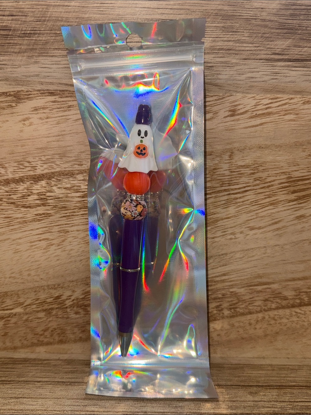 Halloween Ghost Pumpkin Ballpoint Pen - Purple